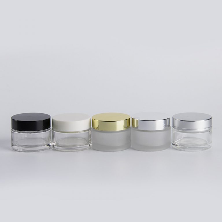 Frosted Cosmetic Glass Jar Cosmetic Bottle Manufacturers